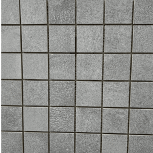 2×2 Porcelain Mosaic Cementare Dark Matt