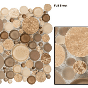 Bubble Collection Toffee 12 x 12 Sheet