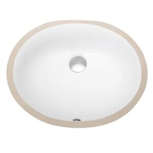Undercounter Basin White 19 X 16 Oval C09 1916W