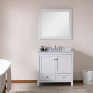 Dubai 36 Inch Vanity Matte White V8003