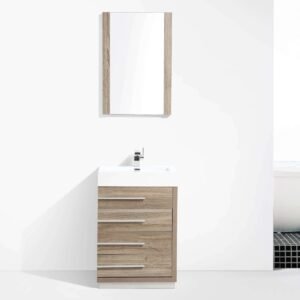 Barcelona 30 Vanity Cart Oak V8005 30 06