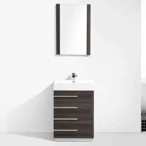 Barcelona 30 Vanity Dark Oak V8005 30 07