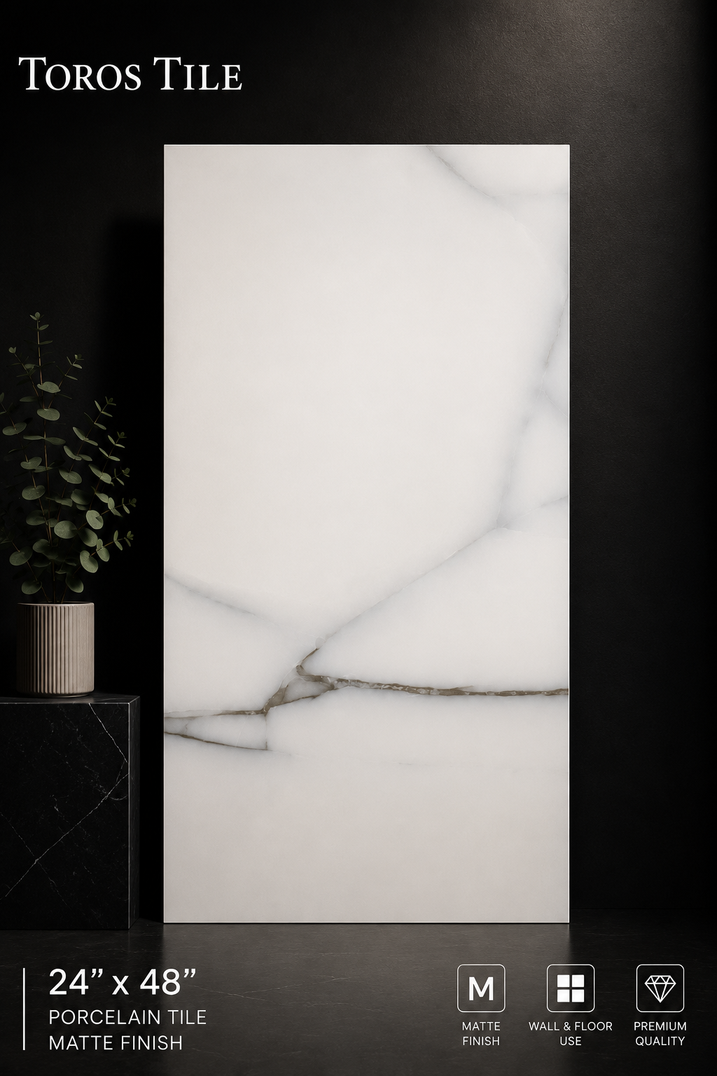 STREAM WHITE 24x48 Matte