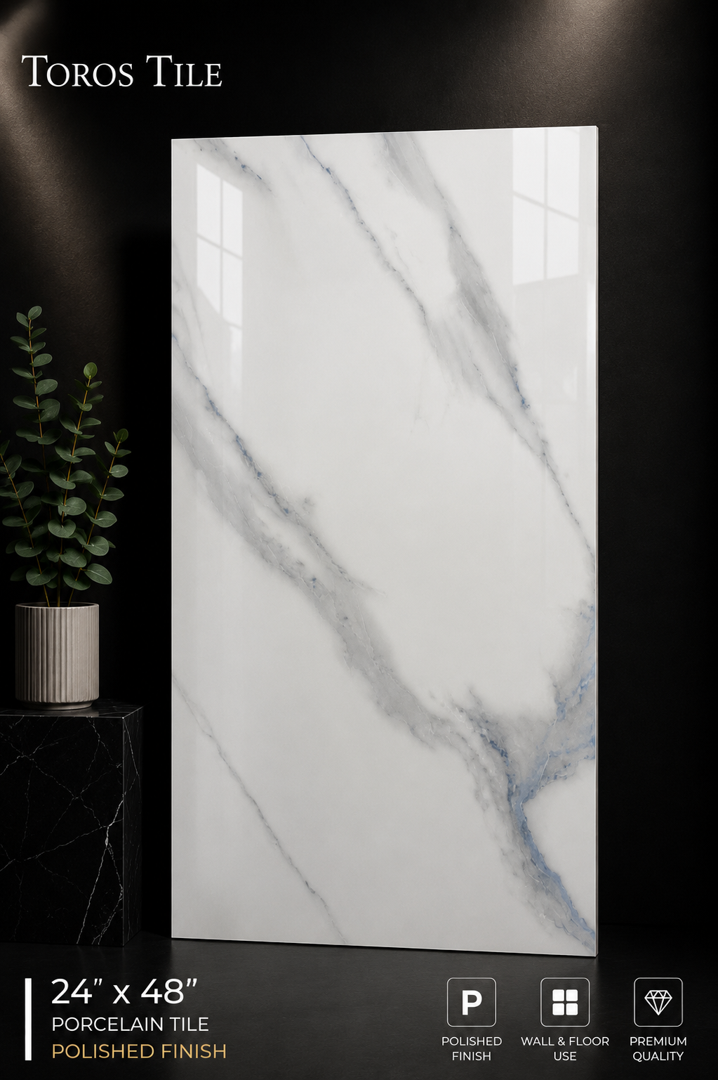 Gronza Natural 24x48 Polished Porcelain Tile