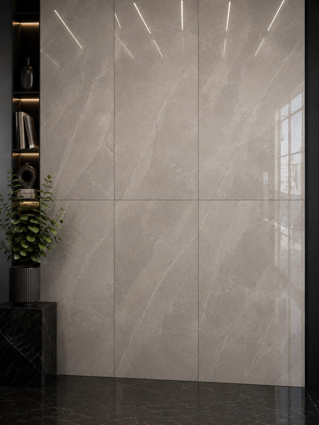 Armani Grey 24x48 Polished Porcelain Tile - Image 2
