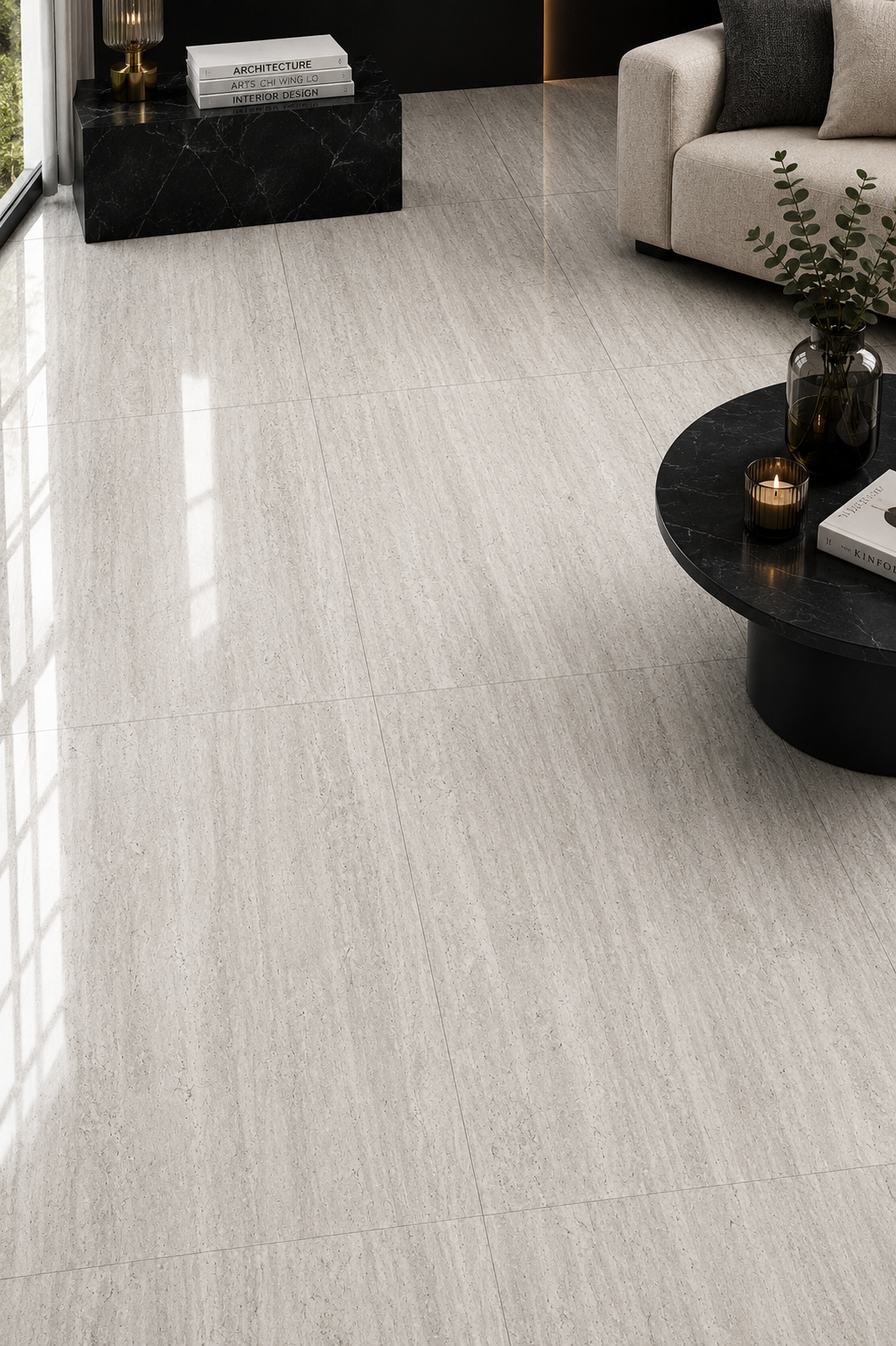 Stardust Pearl 24x48 Polished Porcelain Tile - Image 2