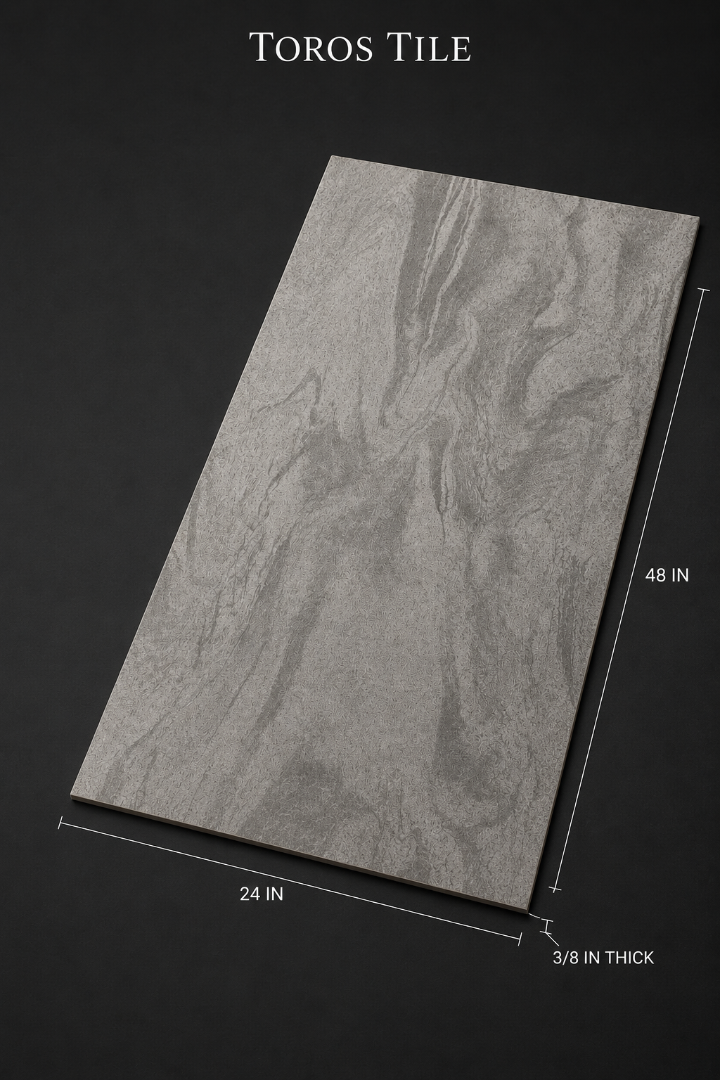 CIPOLLINO GRIGIO 24x48 Matte Porcelain Tile - Image 3