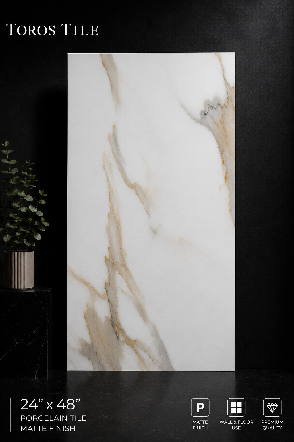 GRONZA WHITE 24x48 Matte