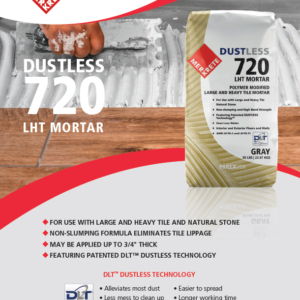 Merkrete 720 DUSTLESS THINSET LHT Mortar 