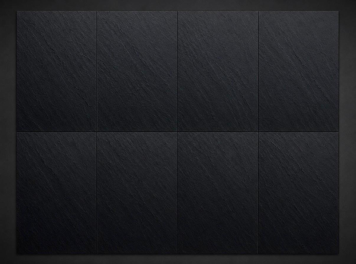 Pizarra Negro 12x 24 Matte Porcelain Tile - Image 2