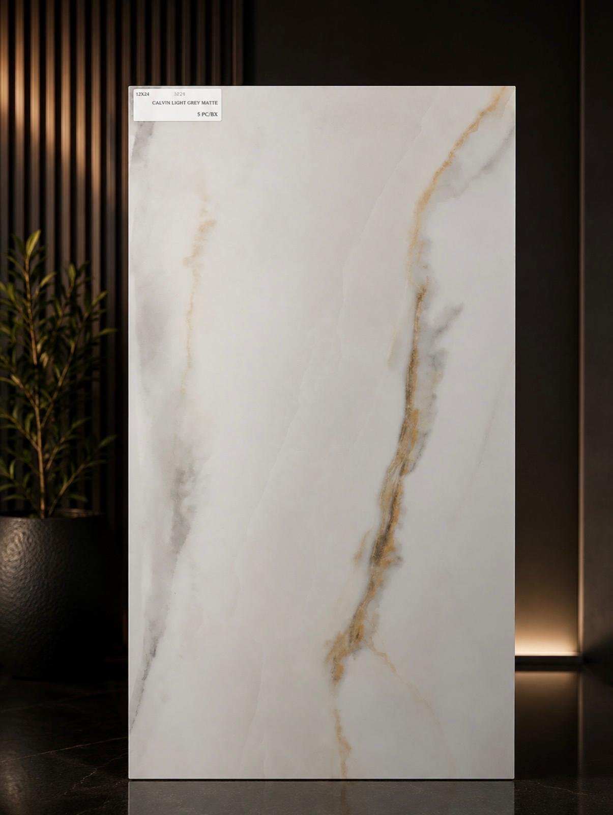 Avis White 12x24 Matte