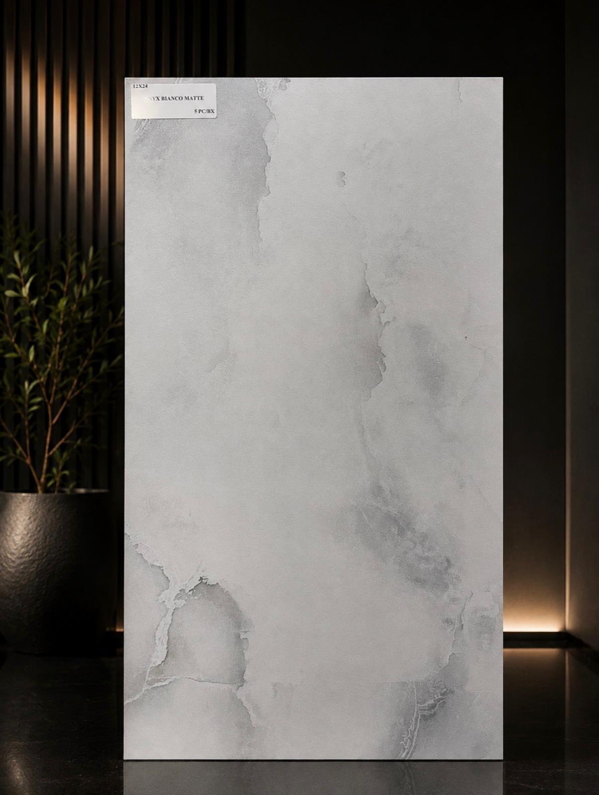 Onyx Bianco 12x24 Matte Porcelain
