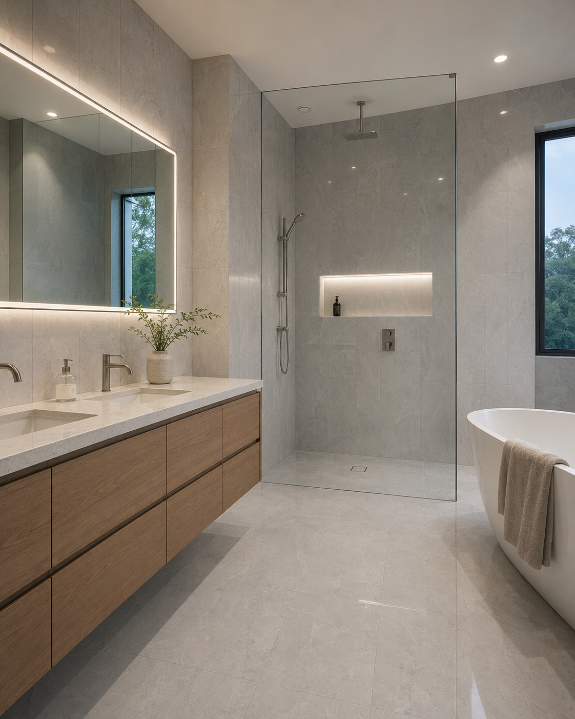 Fordo Light Grey 12x24 Polished Porcelain - Image 4