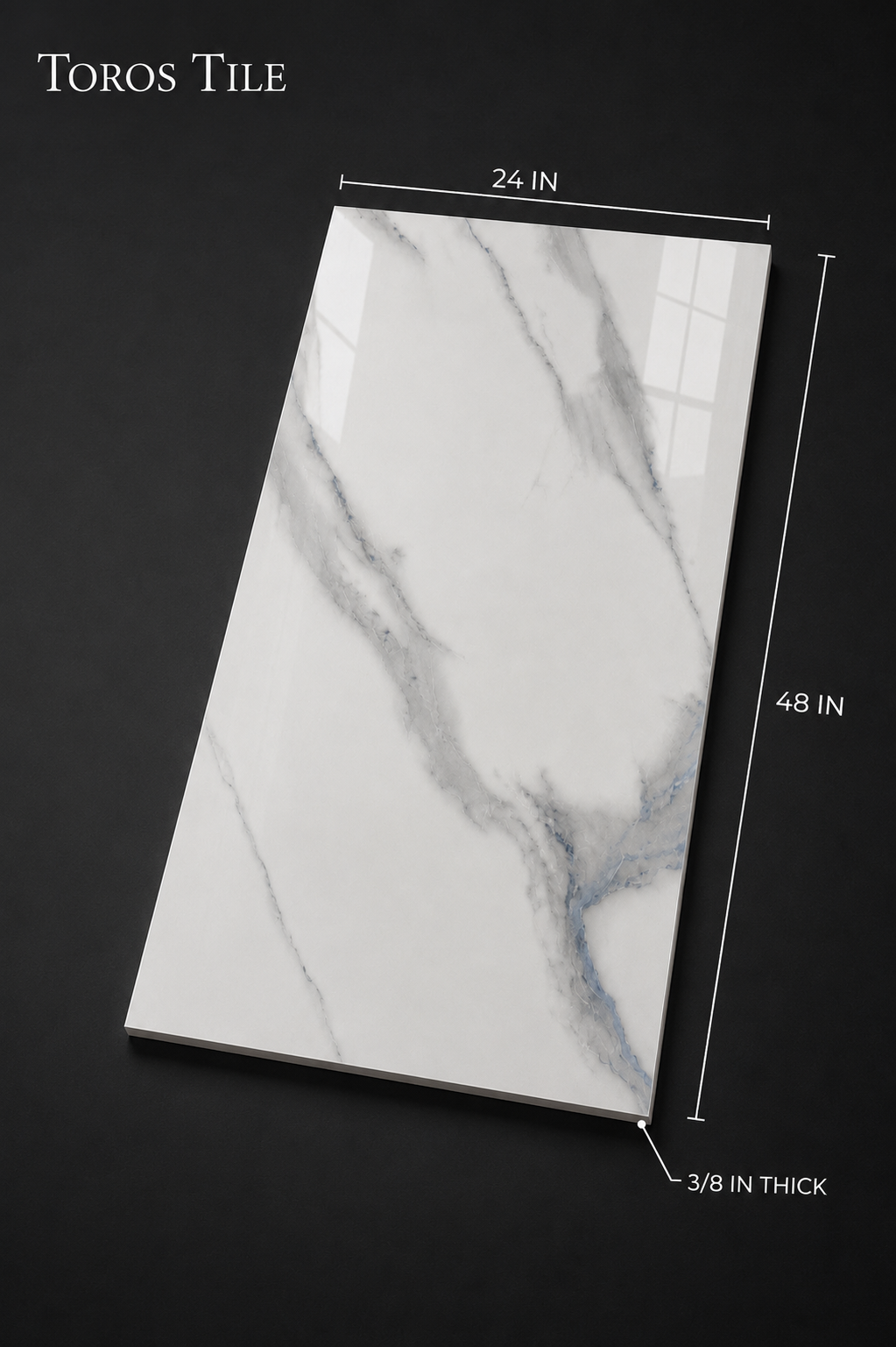 Gronza Natural 24x48 Polished Porcelain Tile - Image 3