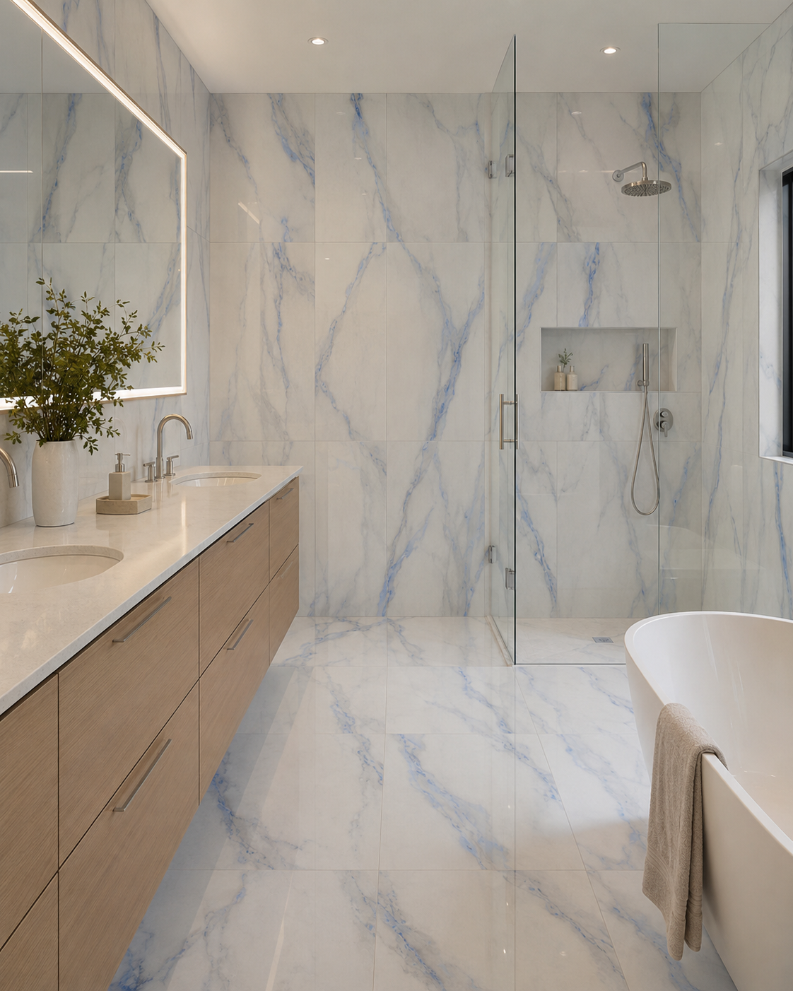 GRONZA NATURAL 12x24 Polished Porcelain Tile - Image 4