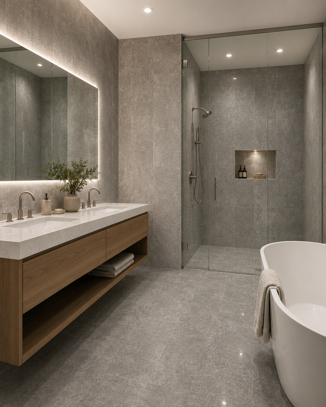London Fog 12x24 Polished Porcelain Tile - Image 4