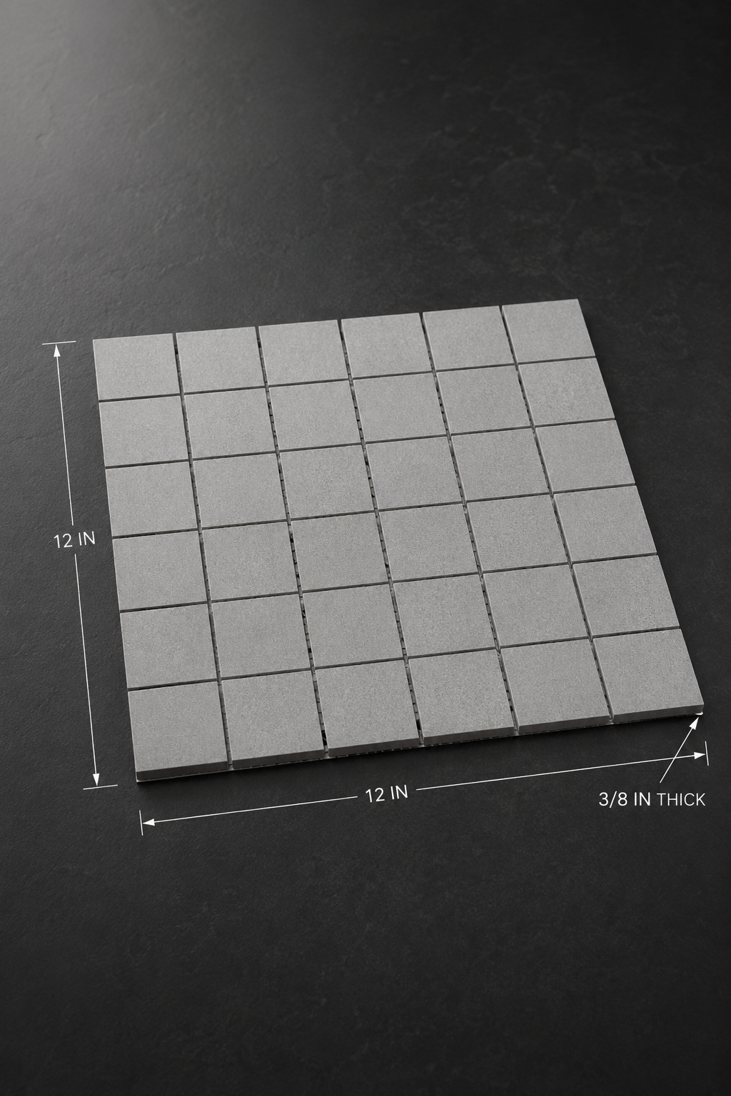 Raw Slate 2x2 Matte Porcelain Mosaic - Image 2