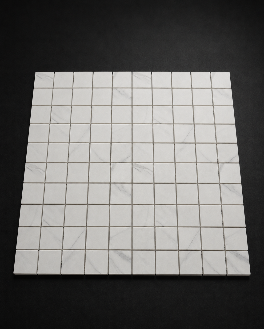 SW Statuario 2x2 Matte Porcelain Mosaic - Image 3