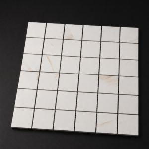 White Gold 2x2 Matte Porcelain Mosaic