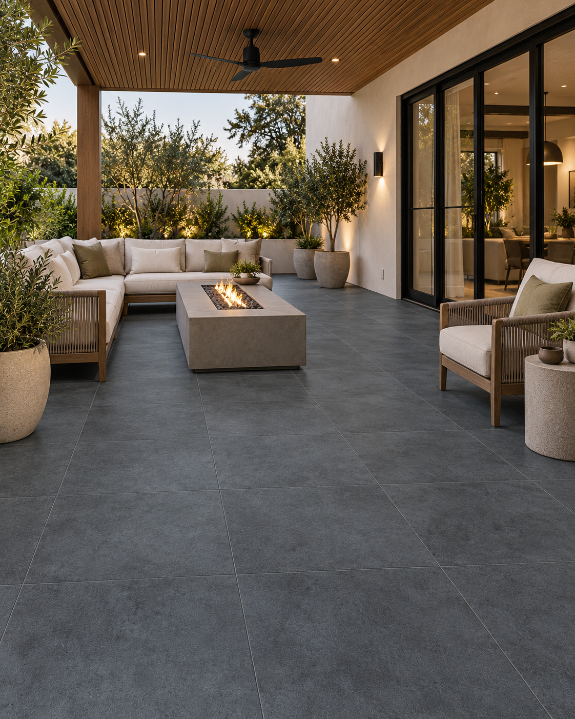 ARTISTIC NERO 24x24 Matte Porcelain Tile - Image 4