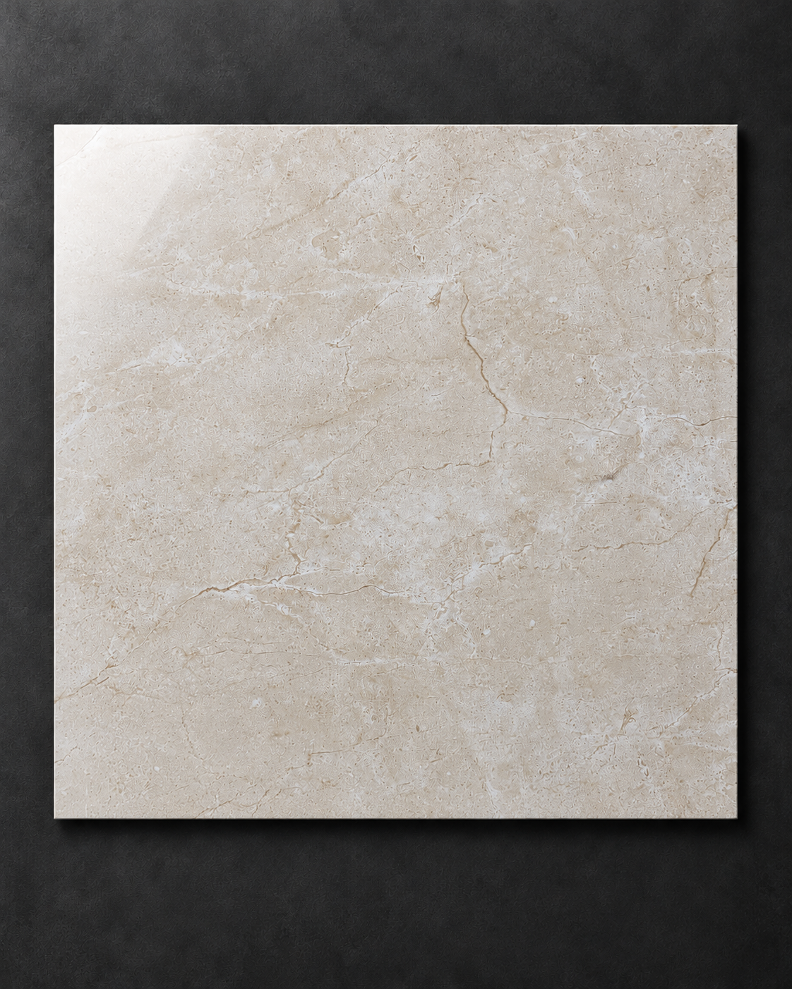 Crema Marfil 24x24 Glossy Porcelain Tile