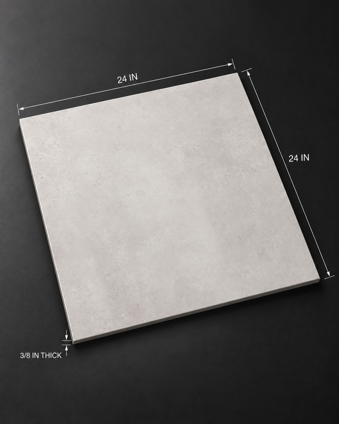 RAW BIANCO 24x24 Matte Porcelain Tile - Image 2
