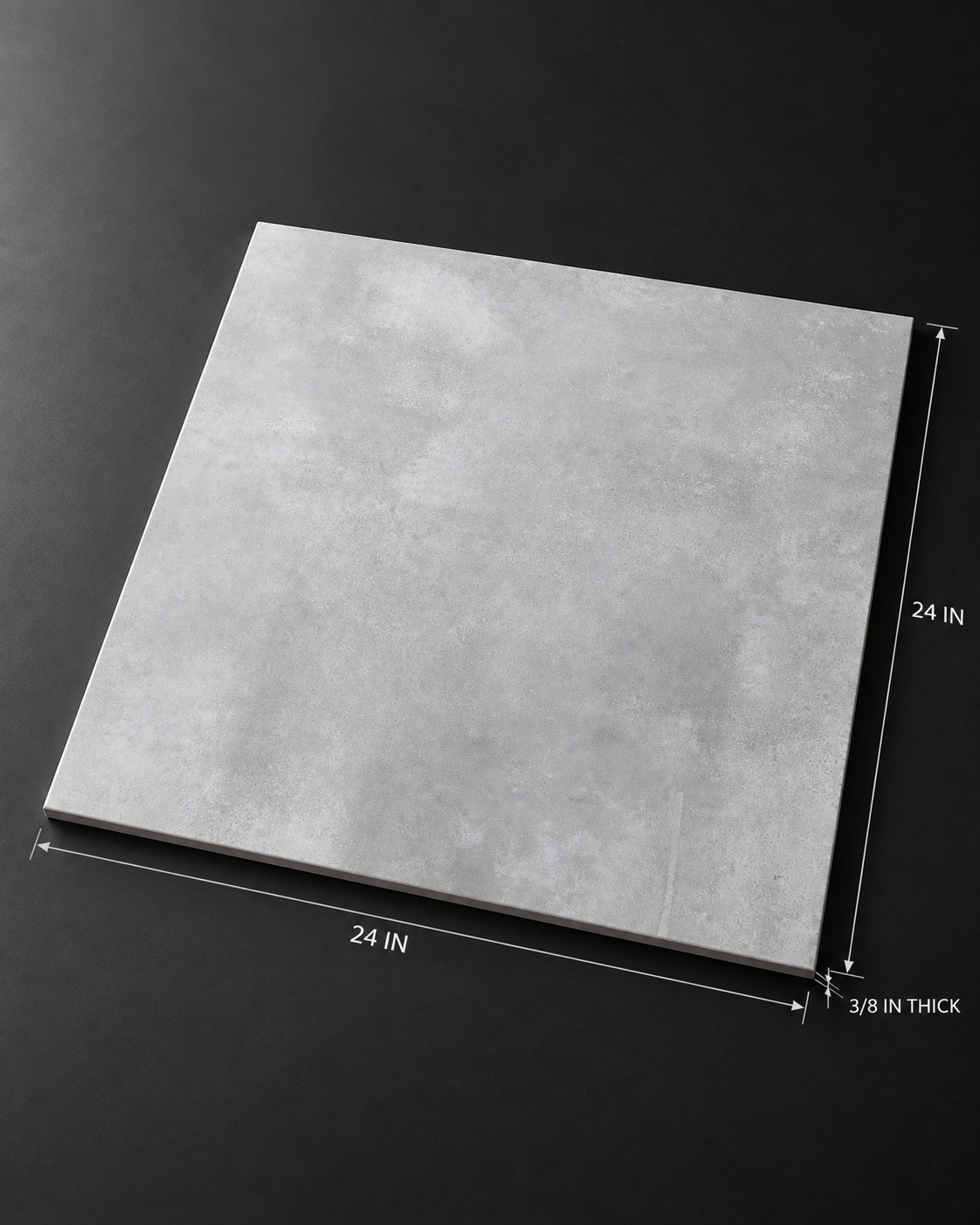 Tierra Grey 24x24 Matte Porcelain Tile - Image 2