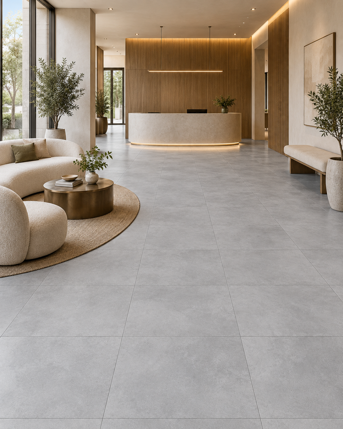 Tierra Grey 24x24 Matte Porcelain Tile - Image 4